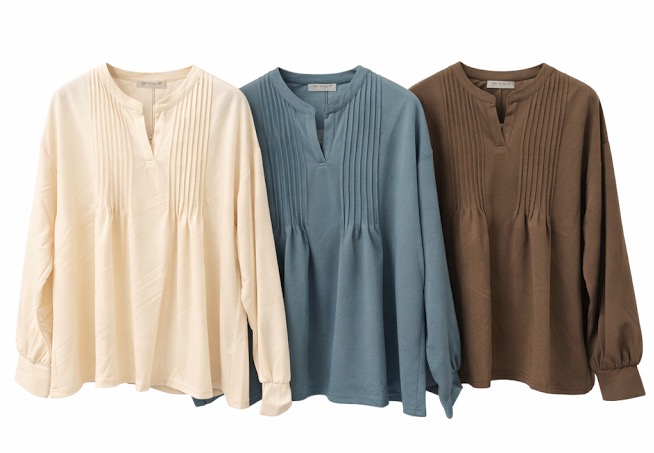 梨地ピンタックプルオーバー　24枚入り 1003913911