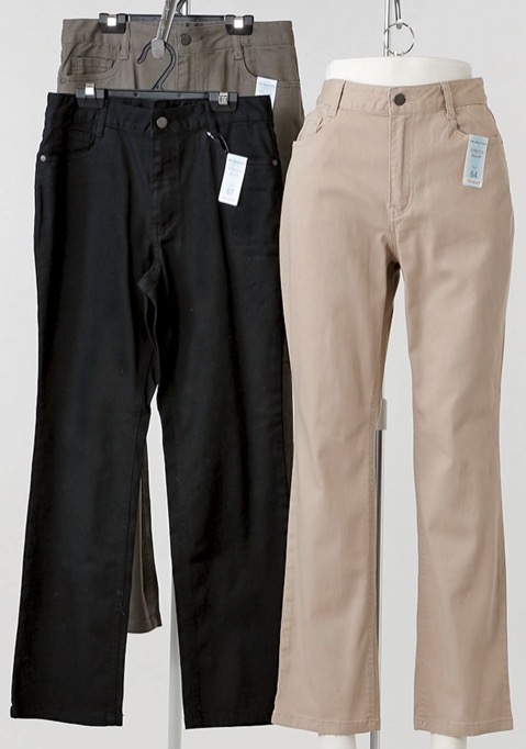 綿ツイルストレッチストレートパンツ　12枚入り 1003858991