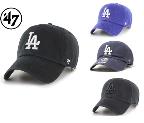 47BRAND フォーティーセブン　ドジャース キャップ 帽子　MLB Los Angeles Dodgers '47 CLEAN UP　全4色　1個から購入可能！！ B-RGW12GWS