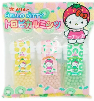 オリオン　ハローキティトロピカルミンツ　3Ｐ 120個入 4901082070515