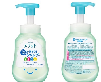 メリット　泡で出てくるシャンプーキッズ　ポンプ　300ｍｌ 　24個入 4901301314536