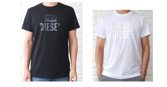【DIESEL】ディーゼル　　メンズ　半袖　Tシャツ　全2色　1枚から購入可能！！ A09753 RPATI 100・900