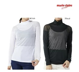 【marie claire】マリクレール 　ゴルフ ウエア レディース アンダー シャツ　メッシュ　全2色アソート　20枚入  714983