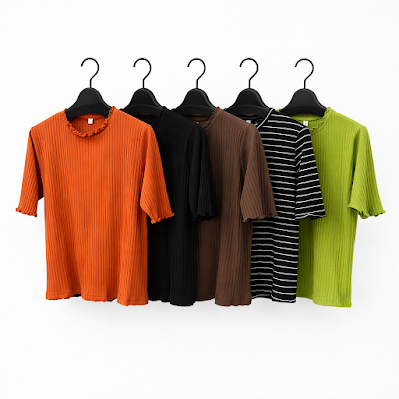 婦人　5分袖メローリブインナー　16枚入り 1003389101