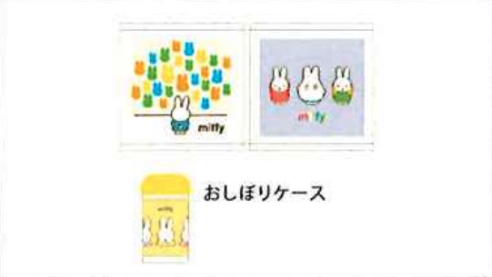 ミッフィー　ふしぎがいっぱいハンドタオル2枚組＋おしぼりケース　10セット入り　 5825002600