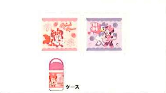 ミニーマウス　フリルスタイル　ハンドタオル2枚＋おしぼりケース　10セット入り 2065041600