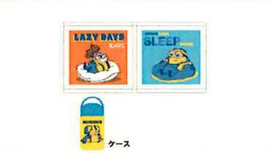 ミニオンズ　レイジーデイズ　ハンドタオル2枚＋おしぼりケース　10セット入り 4805056100