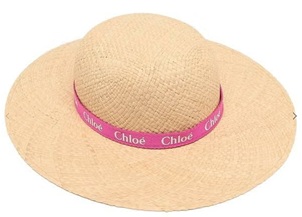 【CHLOE】クロエ　キッズ　ハット　麦わら帽子　1個から購入可能！！ Ｃ20050
