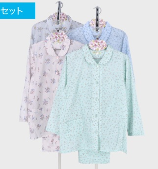 婦人　シーチングパジャマ　12枚入 469354