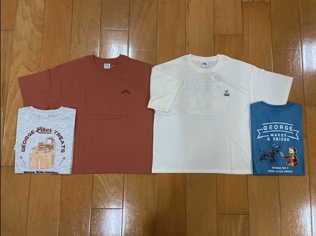 【おさるのジョージ】天竺ワイド半袖Tシャツ②　16枚入り 1003847541