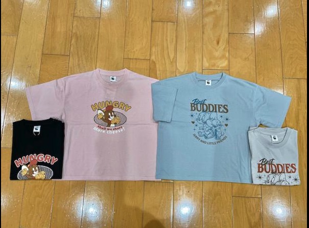 【トムとジェリー】天竺ワイド半袖Tシャツ③　16枚入り 1003847421