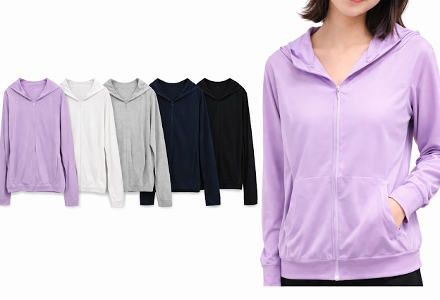 レディース　UVジップパーカー　15枚入り 1003955571