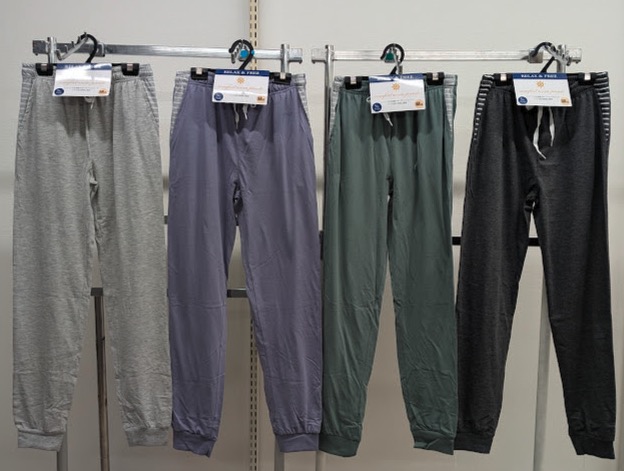 天竺無地ロングルームパンツ　裾リブ　20枚入り 1003711311