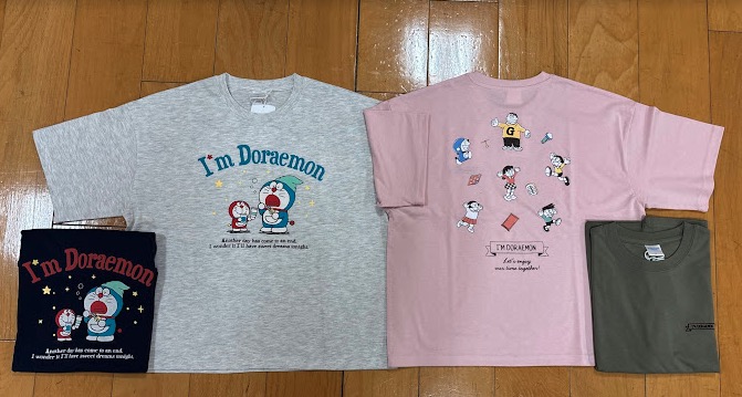 【ドラえもん】天竺ワイドTシャツ半袖　16枚入り 1003971531