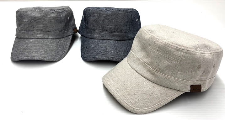 シャンブレーサイドタグ　ワークキャップ　6個入り 1003889861