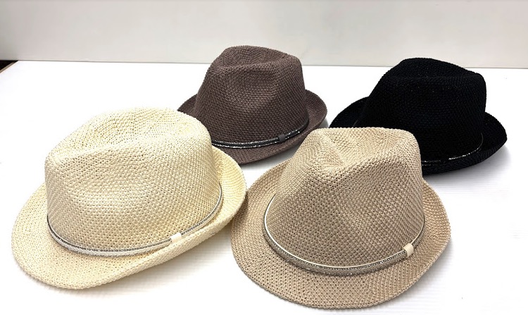 紳士　編み上げ中折ハット　12個入り 1003902281