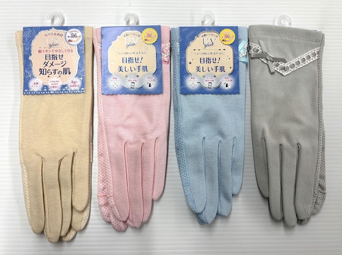 UV対策　ショート手袋5本指　りぼん付き30双入り 1003939721