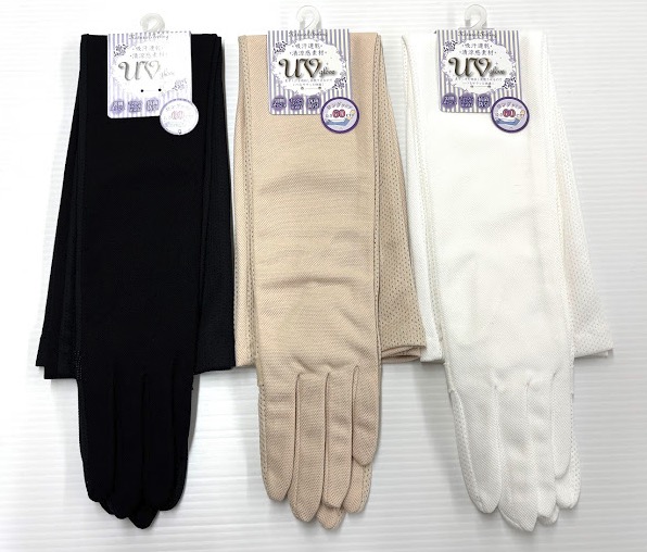 UV対策　ロング手袋5本指　急速速乾　30双入り 1003939811