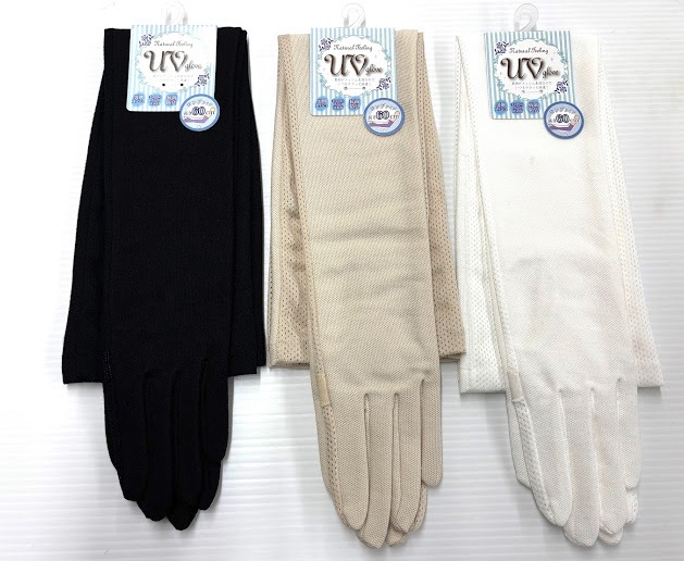 UV対策　ロング手袋５指　かのこ　３０双入り 1003939841