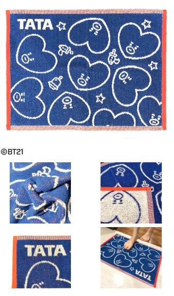 BT21 バスマット_TATA タオル バスマット　10枚入 5785014700