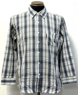 SABLINA　VALENTINO　メンズ　夏　長袖サッカーシャツ　全3色アソート　普通寸　24枚入り SV6001