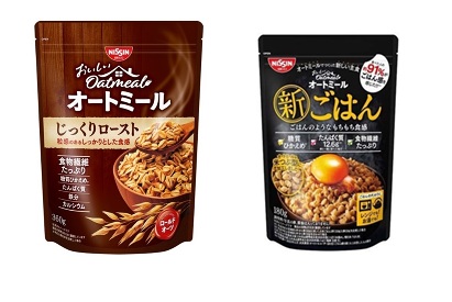 日清シスコ 　おいしいオートミール　 新ごはん/じっくりロースト　160～240個入 4901620181734・4901620181758