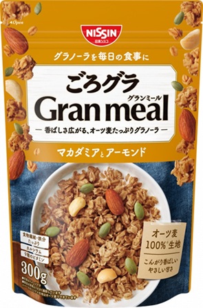 日清シスコ 　ごろグラ Gran meal マカダミアとアーモンド　160個入 4901620162702
