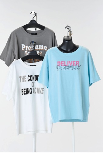 カレッジプリント柄アソートチュニックTシャツ　24枚入り 1003680031