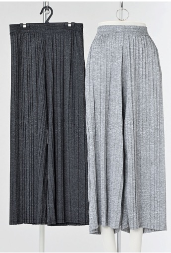 レディース　杢プリーツワイドパンツ　30枚入り 1003923771