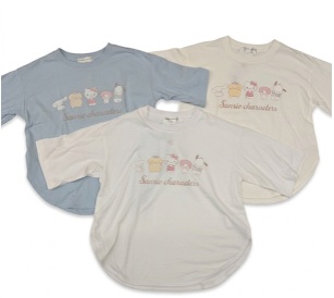 【サンリオ】半袖Tシャツ　12枚入り 1003990681