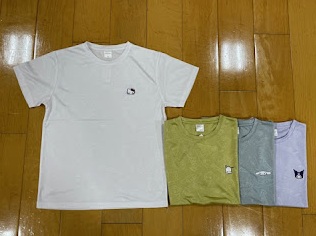 【サンリオ】ドライメッシュ　総柄半袖T　16枚入り 1003847281