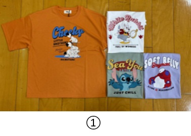 【ディズニー】天竺ワイドＴ　①/②　16枚入り 1003847331・1003847341・1003847371・1003847361