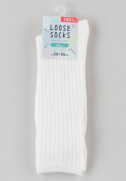 婦人ルーズソックス１P（シロ）　200足入り 1003033071