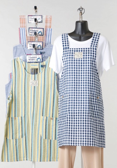 先染めサッカーH・ラン込　エプロン2サイズセット