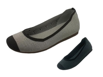 【 CROISSANT 】クロワッサン　レディース　ニットバレエシューズ　軽量　8足入り CR0561