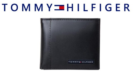 【Tommy Hilfiger】トミーヒルフィガー　二つ折り財布 小銭入れ付き 　1個から購入可能！ 31TL25X023