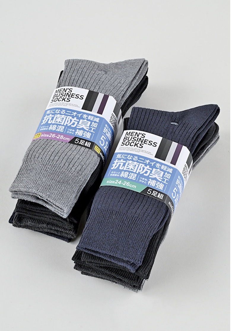 紳士ビジネスソックス５P（抗菌防臭）　20組入り 1003911831