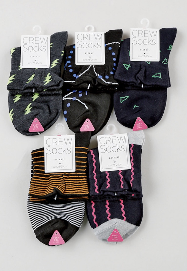 婦人ハイゲージクルー（モード）　100足入り 1003102111