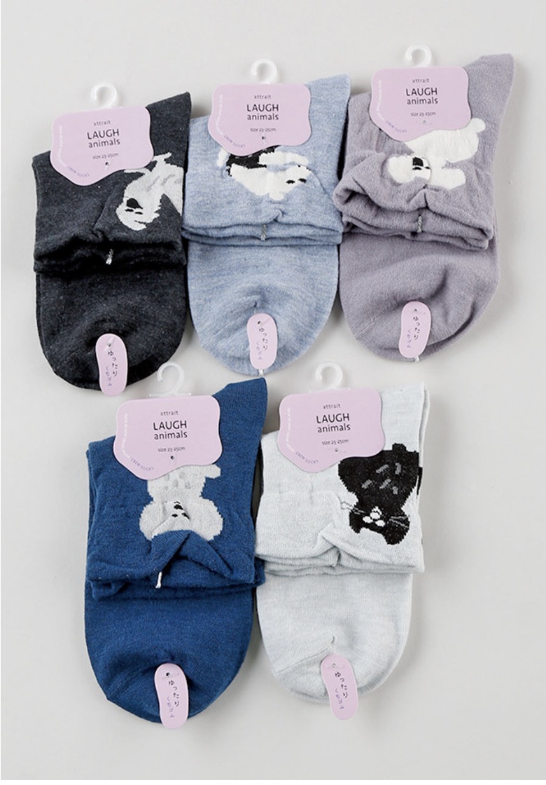 婦人ハイゲージクルー（ゆるキモ動物）100足入り 1003102101