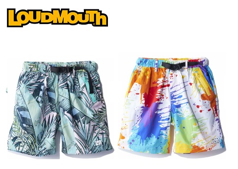 【LOUDMOUTH】ラウドマウス　レディース　ハイブリッドハーフパンツ French Harbor　フレンチハーバー　全2色アソート　35枚入り 824301