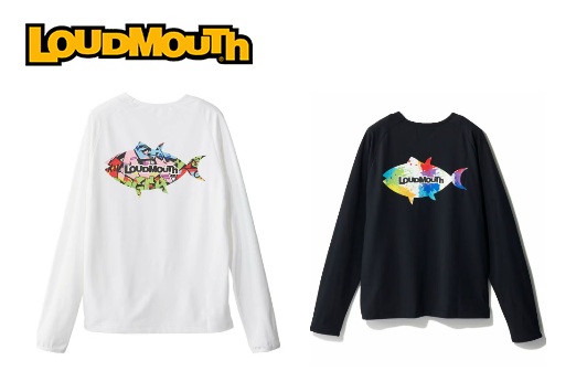 【LOUDMOUTH】ラウドマウス　レディース　フィッシュグラフィックロンＴ 　全2色アソート　33枚入り 824501