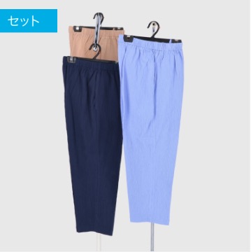 婦人　日本製楊柳片ポケフリーパンツ　20枚入り 470273