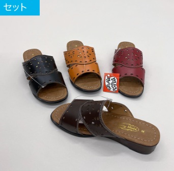 婦人　巻ヒールデザインサンダル　12足入り 471566