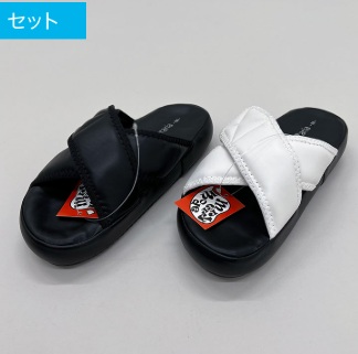 婦人　合皮クロスバンドサンダル　12足入り 471567