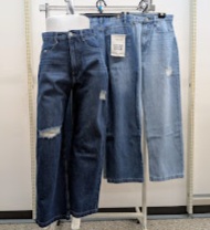 ダメージデニムワイドパンツ　12枚入り 1003694491