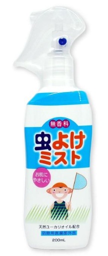 【日本製】虫よけミスト　無香料 虫よけスプレー　200ｍｌ　30個入り 4900480200050