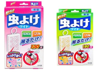 【日本製】ライオンケミカル　 Wトラップ 虫よけプレート ワイドタイプ 　無臭 130日用/180日用　30個入り 4900480200302・4900480200296