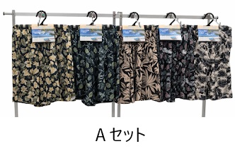 レディース　天竺プリントりらパン　ショート　Ａ/Ｂ/Ｃ　30枚入り 1003702991・1003703001・1003702261