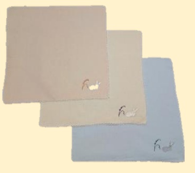 綿100％多織　ハンカチ　うさぎ/ばら/つばき/かんざし　120枚入り 2000000093833