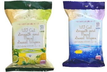 【日本製】HADARIKI ハダリキ UVうるおいパウダーシート 　シトラスの香り/せっけんの香り　 50Ｐ　48個入り 4562256334958・4562256334965